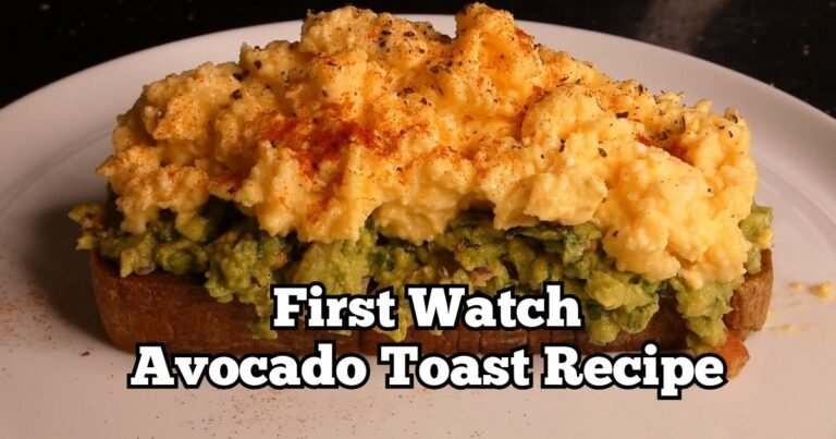 First watch avocado toast recipe