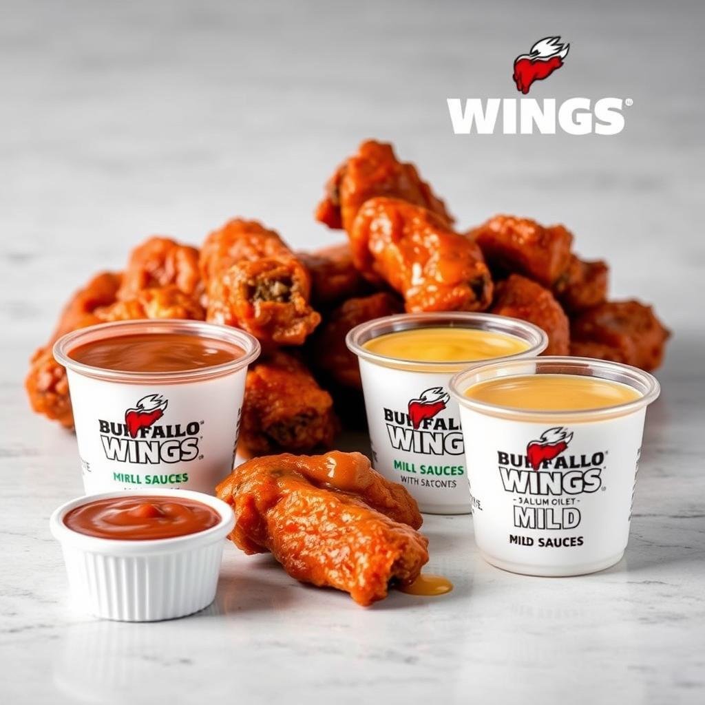 Mild Buffalo Wild Wings sauces on the Buffalo Wild Wings Scoville Chart