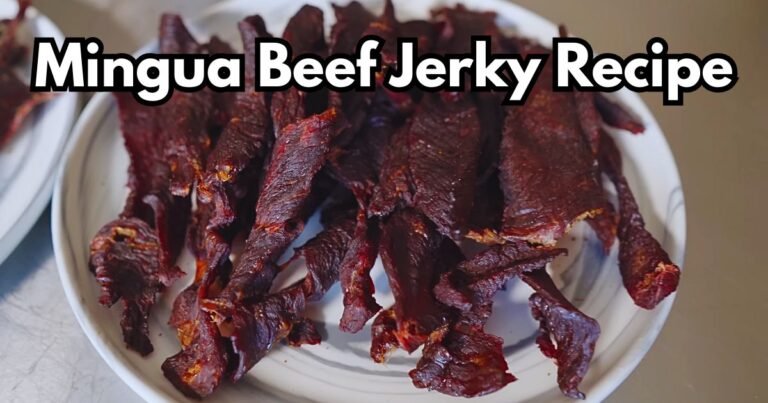 Mingua Beef Jerky Recipe