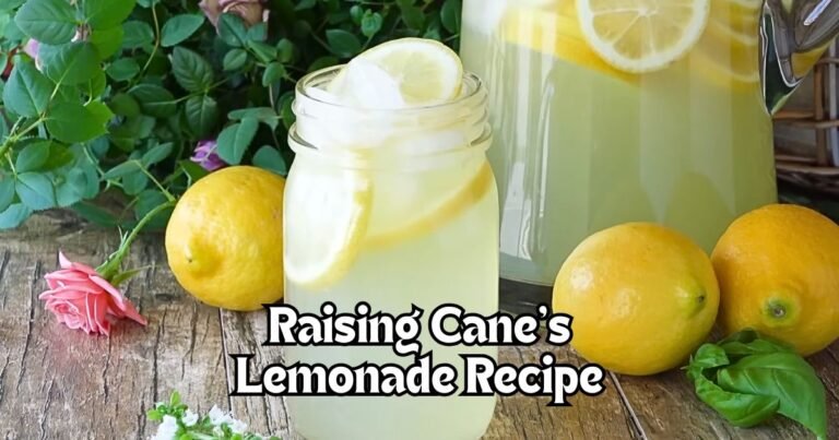 Raising Cane’s Lemonade Recipe