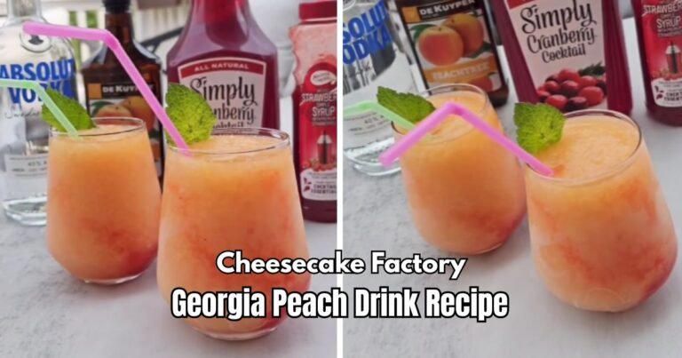 Cheesecake Factory Georgia Peach Drink Recipe