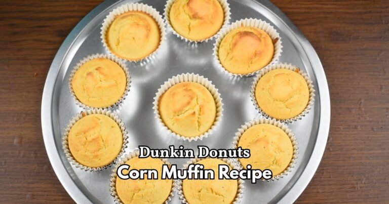 Dunkin Donuts Corn Muffin Recipe